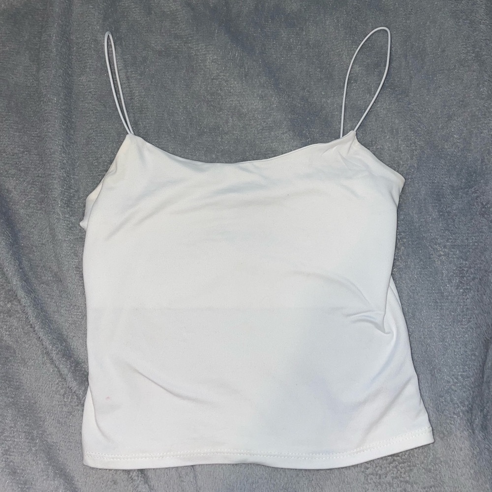 Gaze white crop top